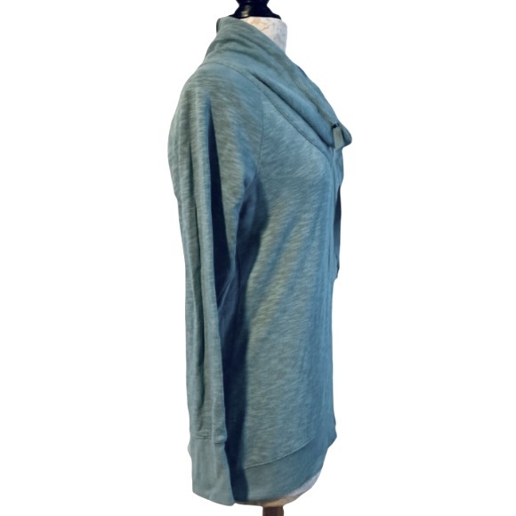 Columbia Cowl Adjustable Neck Fleece Lined Pull Over Tunic Athletic Sweatshirt - Picture 4 of 11